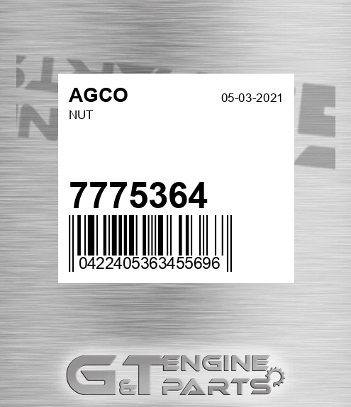 7775364 Nut for AGCO