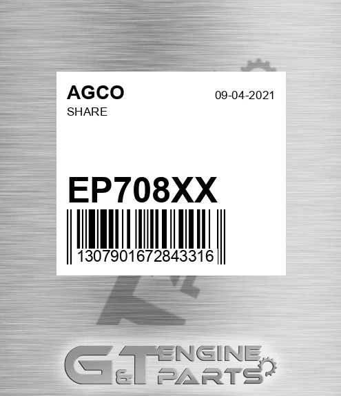 EP708XX AGCO Share