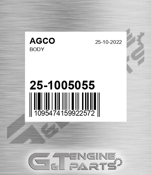 25-1005055 Body for AGCO