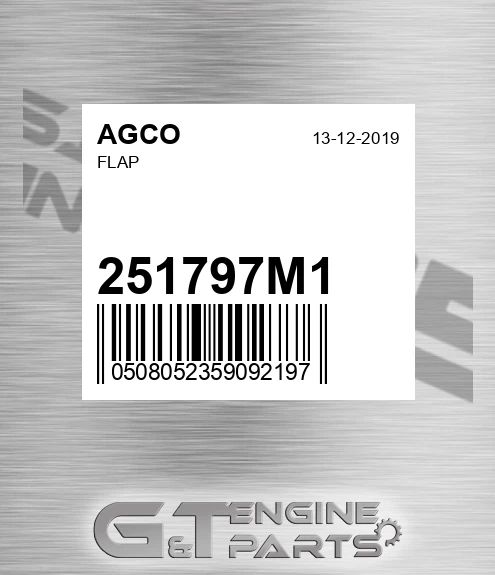 251797M1 Flap for AGCO