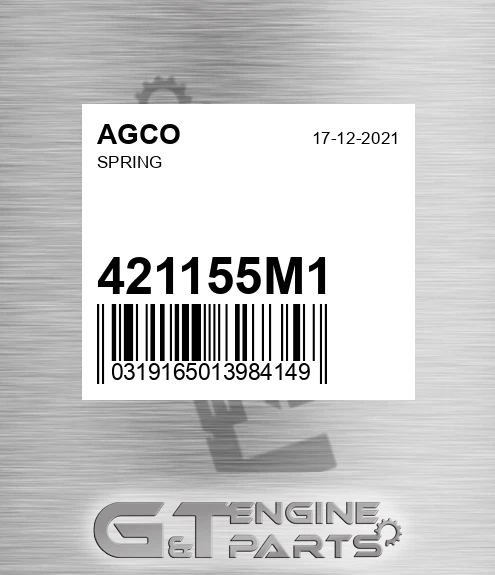 421155M1 Spring for AGCO