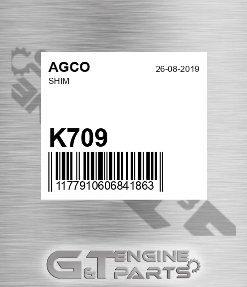 K709 Shim for AGCO