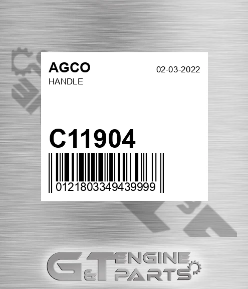 C11904 Handle for AGCO