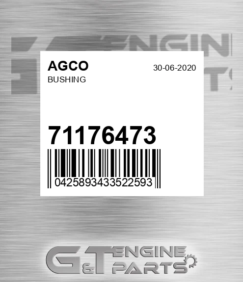 71176473 Bushing for AGCO