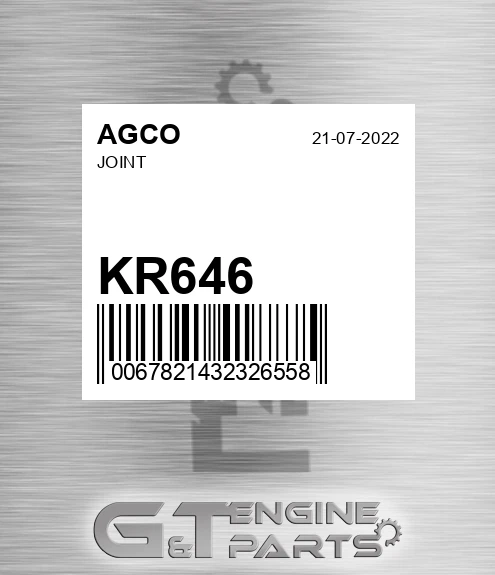 KR646 Joint