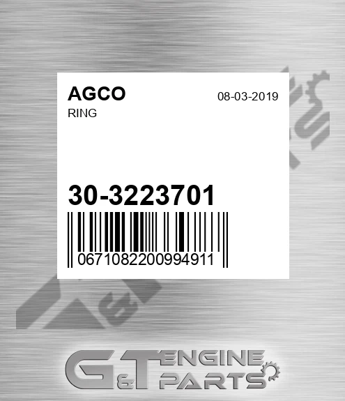 30-3223701 Ring for AGCO