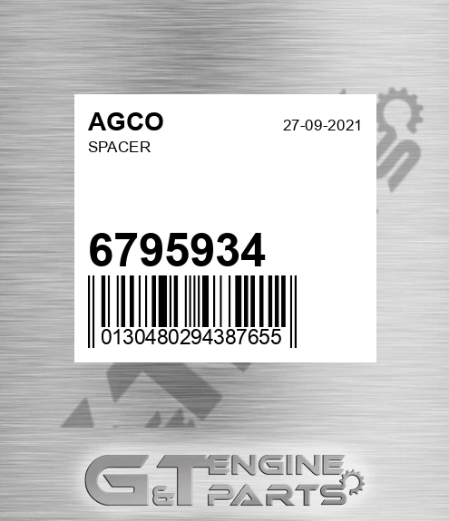 6795934 Spacer for AGCO