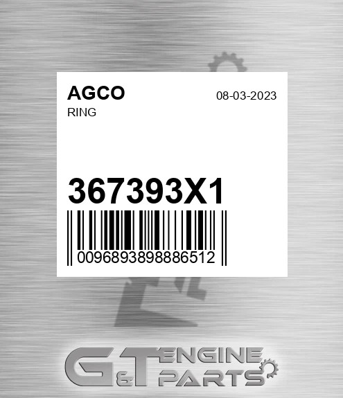 367393X1 Ring for AGCO