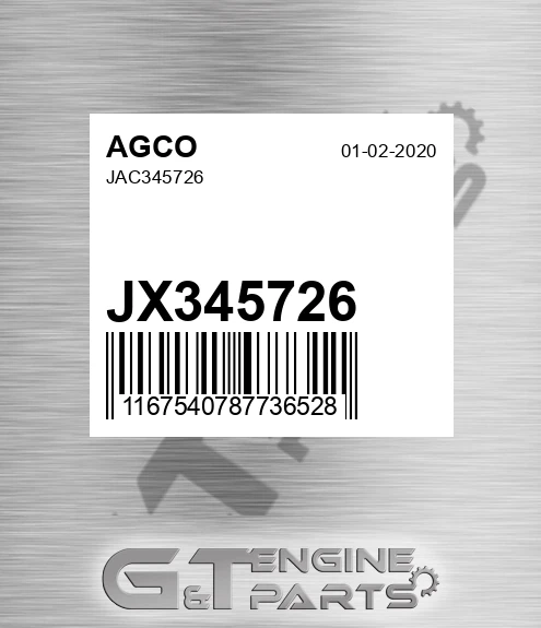 JX345726 Jac345726 for AGCO