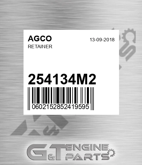 254134M2 Retainer for AGCO