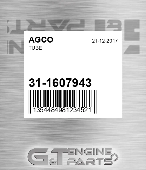 31-1607943 Tube for AGCO