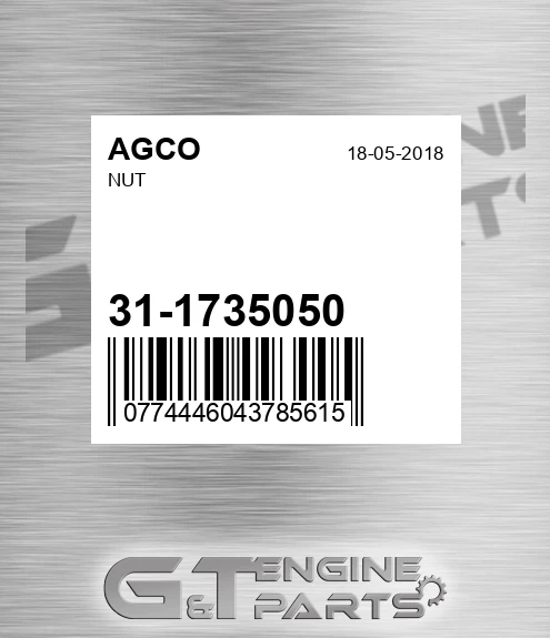 31-1735050 Nut for AGCO