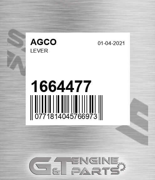 1664477 Lever for AGCO