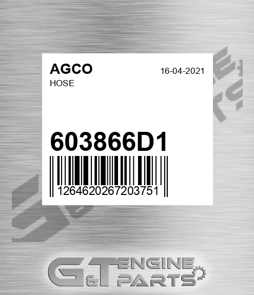 603866D1 AGCO Hose