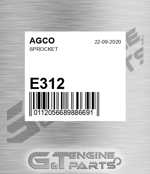 E312 AGCO Sprocket