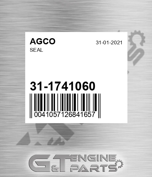 31-1741060 Seal for AGCO