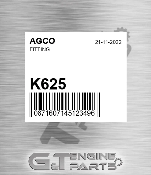 K625 Fitting