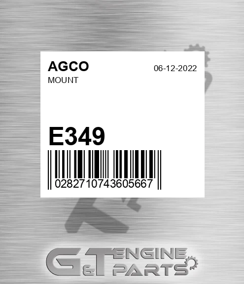 E349 AGCO Mount