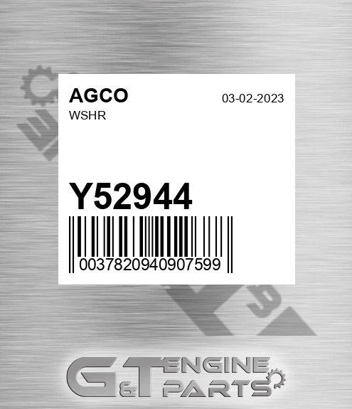 Y52944 Wshr for AGCO