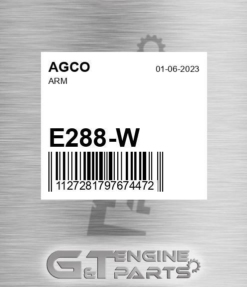 E288-W Arm for AGCO
