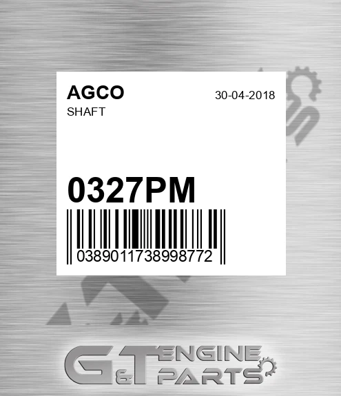 0327PM AGCO Shaft