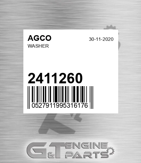 2411260 AGCO Washer