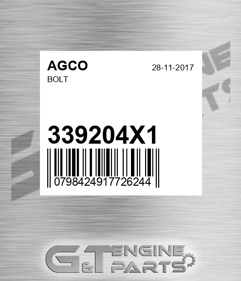 339204X1 AGCO Bolt