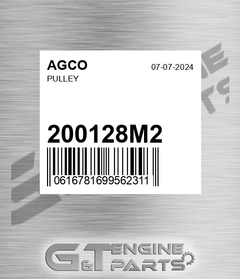 200128M2 Pulley for AGCO