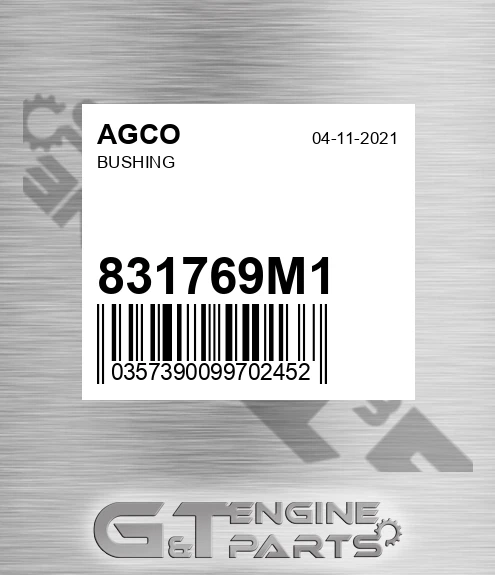 831769M1 Bushing
