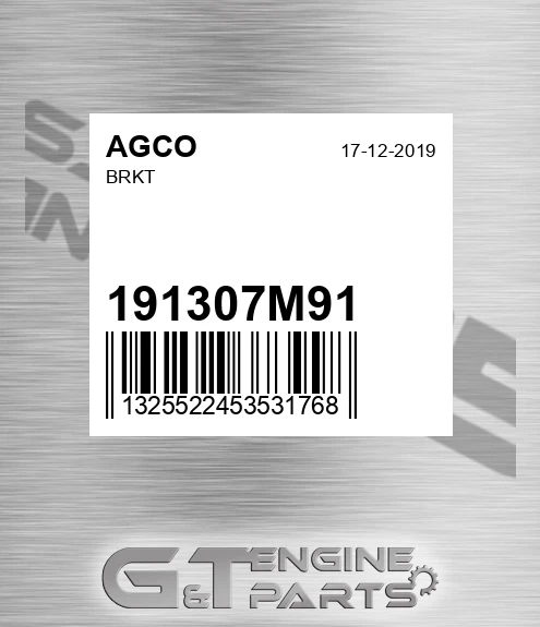 191307M91 Brkt for AGCO