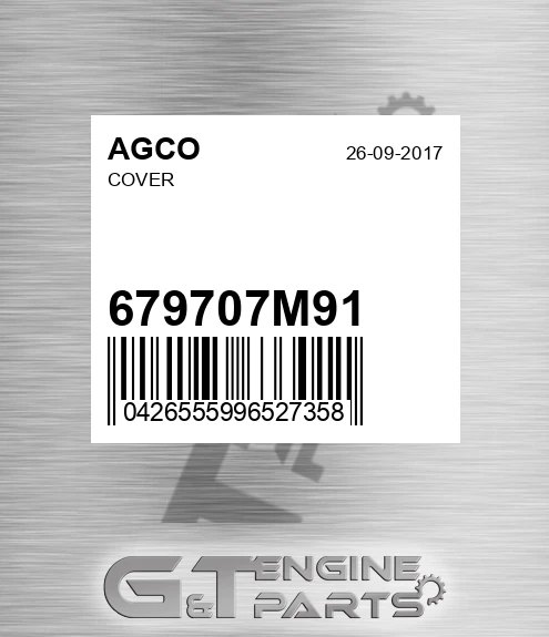 679707M91 Cover for AGCO