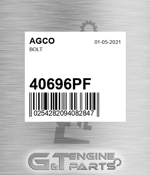 40696PF AGCO Bolt