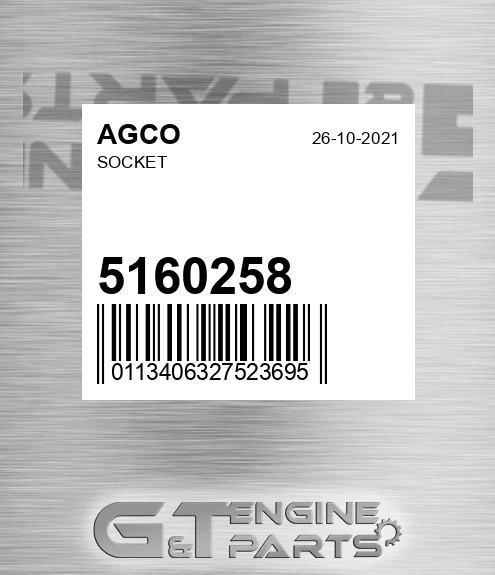 5160258 AGCO Socket