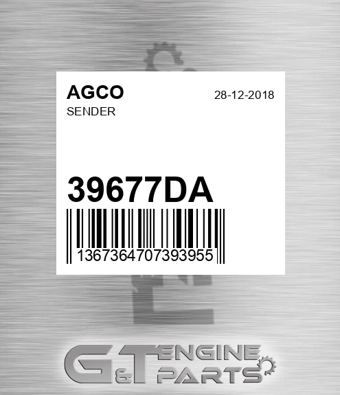 39677DA AGCO Sender