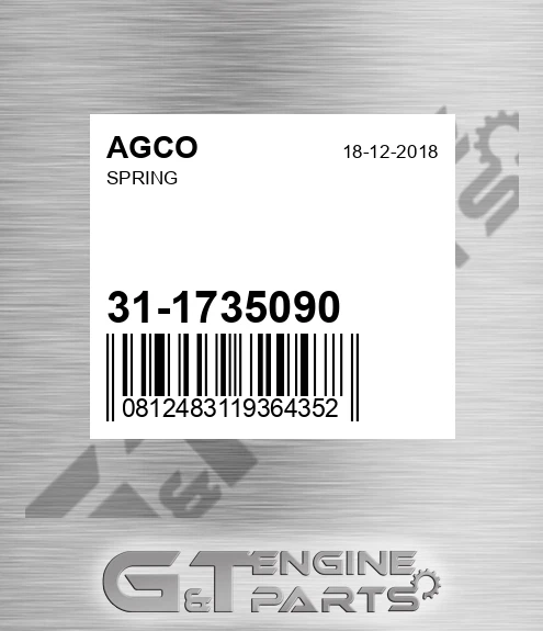 31-1735090 Spring for AGCO