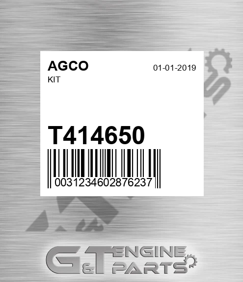 T414650 Kit for AGCO