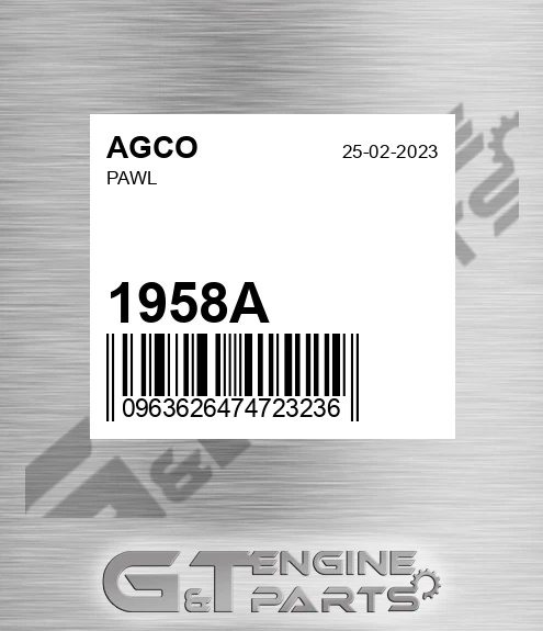 1958A Pawl for AGCO