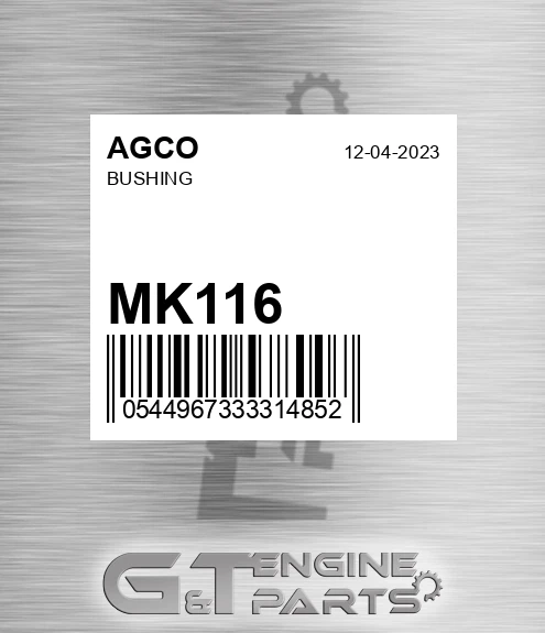 MK116 Bushing