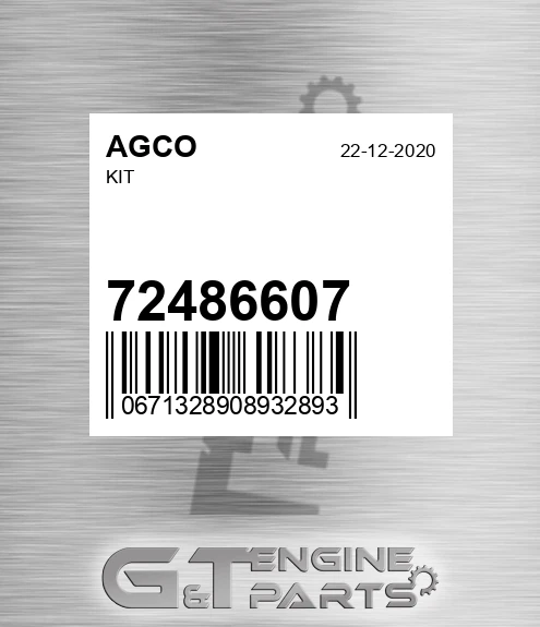 72486607 Kit for AGCO