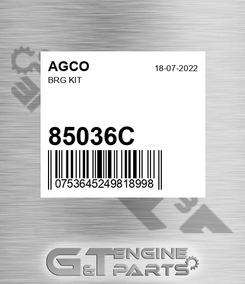 85036C Brg Kit