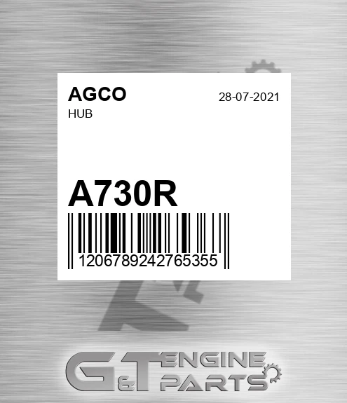 A730R AGCO Hub