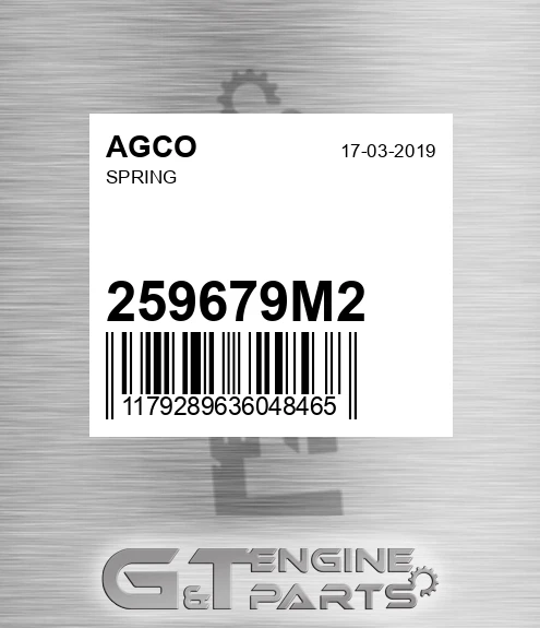 259679M2 Spring for AGCO