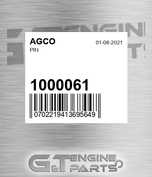 1000061 AGCO Pin