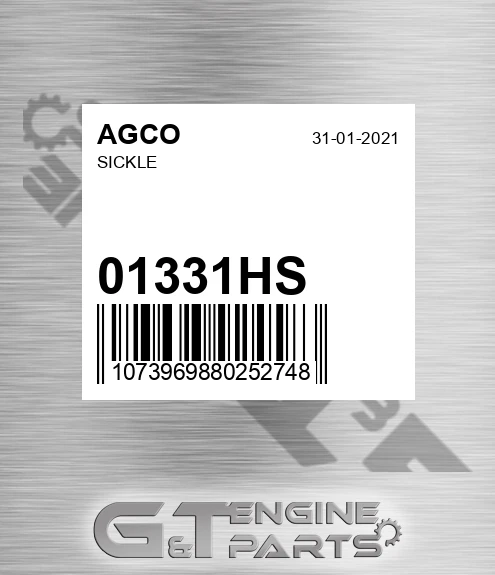 01331HS AGCO Sickle