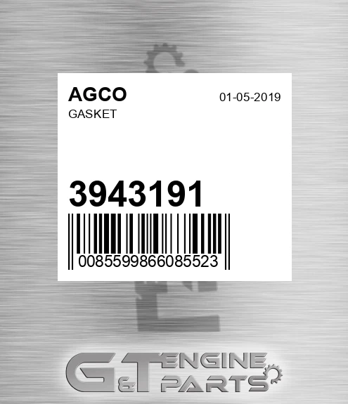 3943191 AGCO Gasket