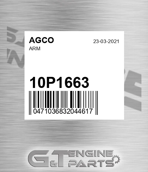10P1663 Arm