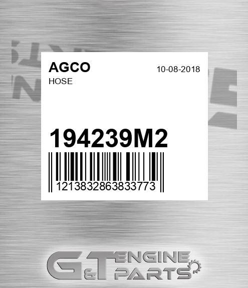 194239M2 Hose for AGCO