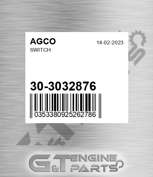 30-3032876 Switch for AGCO