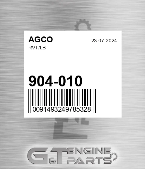 904-010 Rvt/lb