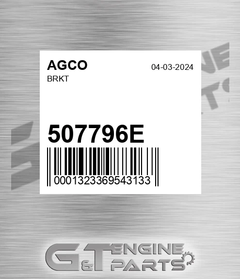 507796E Brkt for AGCO